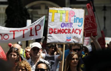 Activists to protest against TTIP trade deal