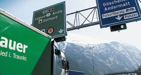 Traffic jams hit Alpine motorway tunnels