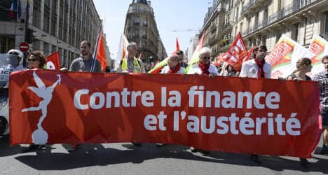 Anti-austerity protests sweep across France