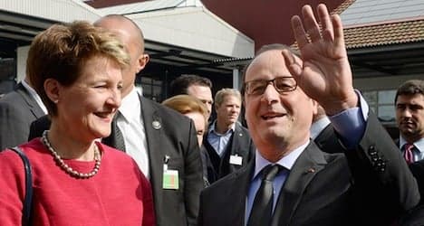 Hollande basks in good vibes from Swiss visit
