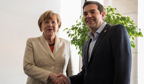 Merkel and Tsipras tight-lipped on Brussels talks