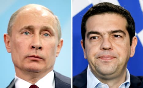 Russia shoots back at EU over Greek PM visit