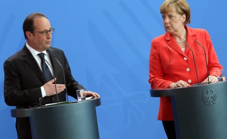 Merkel and Hollande urge speedy Greece deal