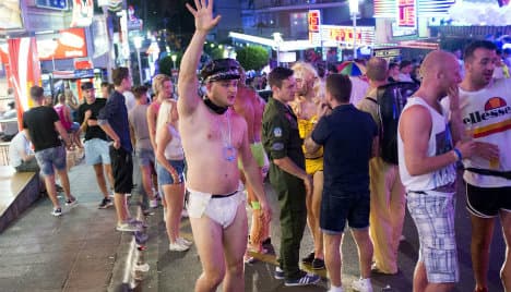 Magaluf bans drunk badly-behaved tourists
