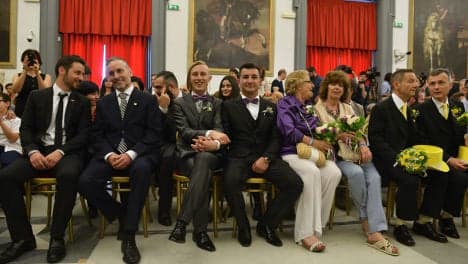 First civil unions celebrated in Rome