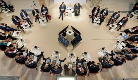 Greece eclipses G7 meeting in Dresden