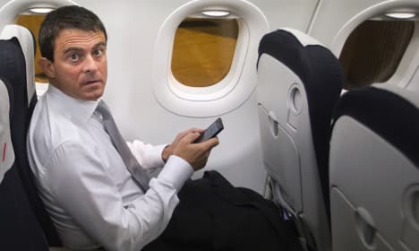 French PM took kids on jet to football final