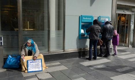 Begging ban rejected by Swedish government