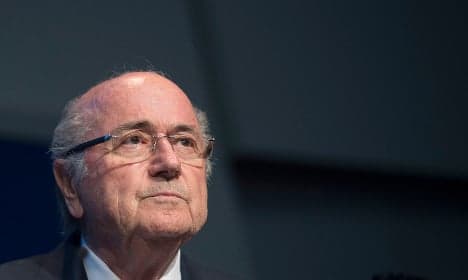 Blatter 'not a candidate but elected president'
