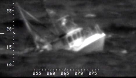Dramatic helicopter sea rescue in Norway