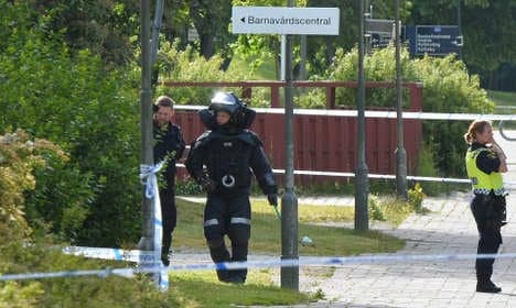 Grenade attack in southern Sweden