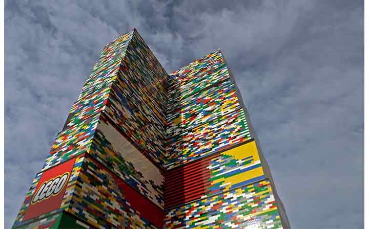 Italy smashes record for tallest Lego tower