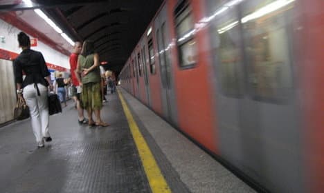 Panic as Rome metro runs with doors open