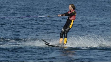 13-year-old water skis from Norway to Denmark