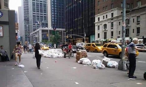 'New York's waste issue is worse than Rome's'