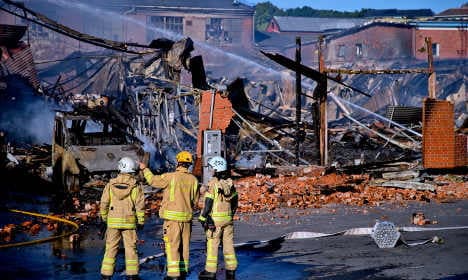 Blaze guts Gothenburg shops in 'arson' attack