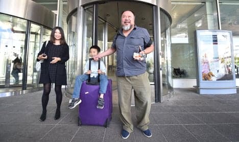 Ai Weiwei in Germany as UK slammed over visa