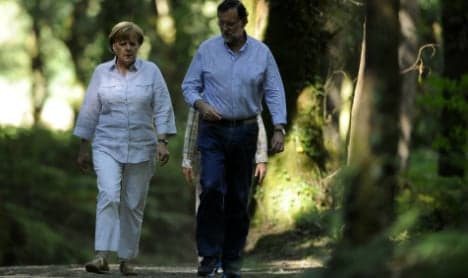 Rajoy and Merkel plan a second holiday together