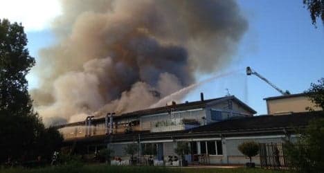 Huge blaze breaks out in Thurgau warehouse