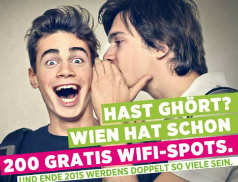 10,000 users a week for Vienna Wi-Fi hotspots