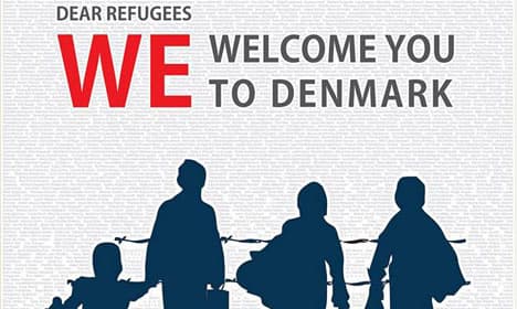 Danes publish pro-refugee advertisement
