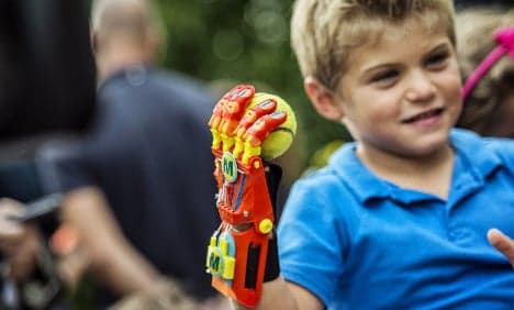 Boy receives 3D-printed hand in French first