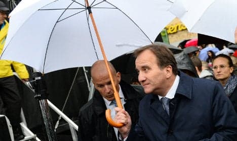 Five key moments in Löfven's first year as PM