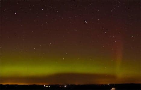 VIDEO: Rare Northern Lights seen in Denmark