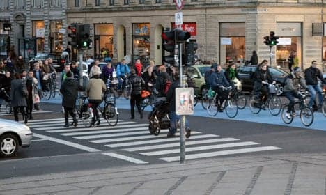 Danes want pedestrians to use hand signals