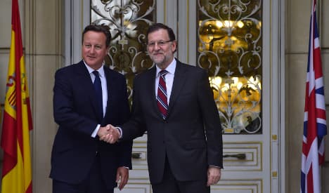 UK and Spanish PMs hold Madrid talks over deepening refugee crisis