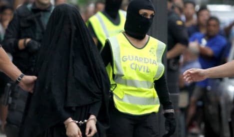 Spain arrests 'Syria-bound' teenage girl who preached jihad online