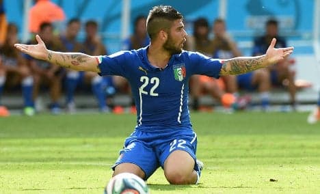 Napoli's Insigne added to Italy squad