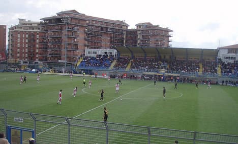 Italy police target balcony match-goers