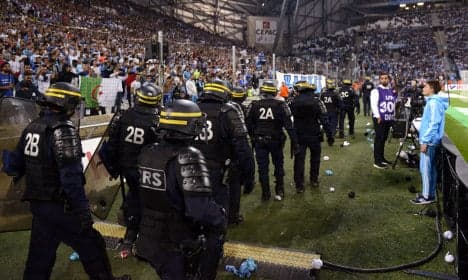 Marseille hit with stadium ban after crowd violence