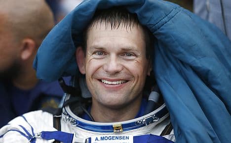 Denmark's first astronaut back on Earth