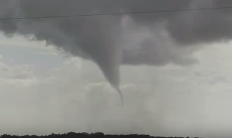 VIDEO: Violent tornado strikes western France