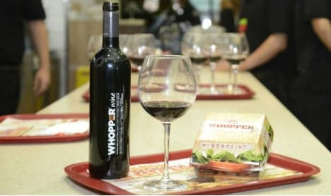 Full bodied, flame grilled: Burger King chain launches Whopper Wine