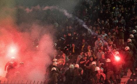 Dortmund fans 'cross the line' in Thessaloniki