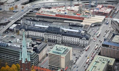 Refugee 'zone' planned by Stockholm station