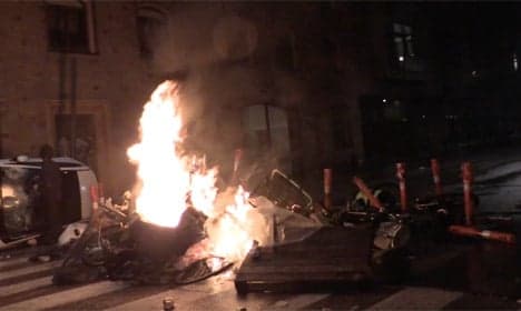 Police, Christiania trade blame over violent demo