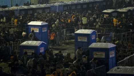 4,000 refugees spend night in Spielfeld