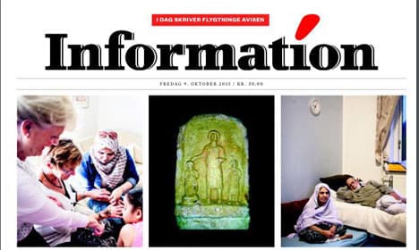 Danish newspaper written by refugees
