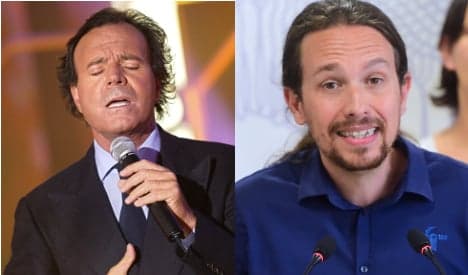 Spot the difference: When Pablo was mistaken for Julio Iglesias