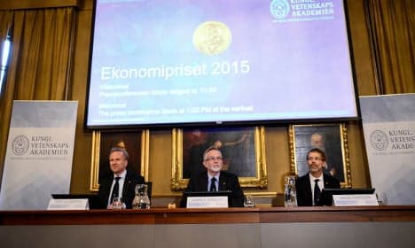 BLOG: Sweden's Nobel Prize in Economics 2015