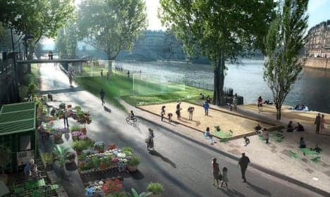 Paris to hand Right Bank to pedestrians in 2016