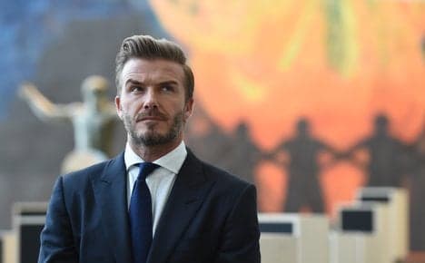 David Beckham mocked over AC Milan gaffe