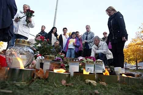 Swedish town mourns school sword attack