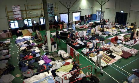 Refugee centres packed as cold winter calls