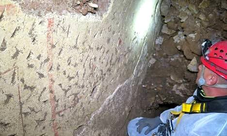 Italy roadworks unearth frescoed Roman room