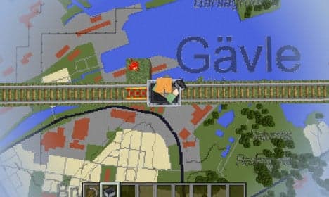 Virtual Sweden recreated in Minecraft game world